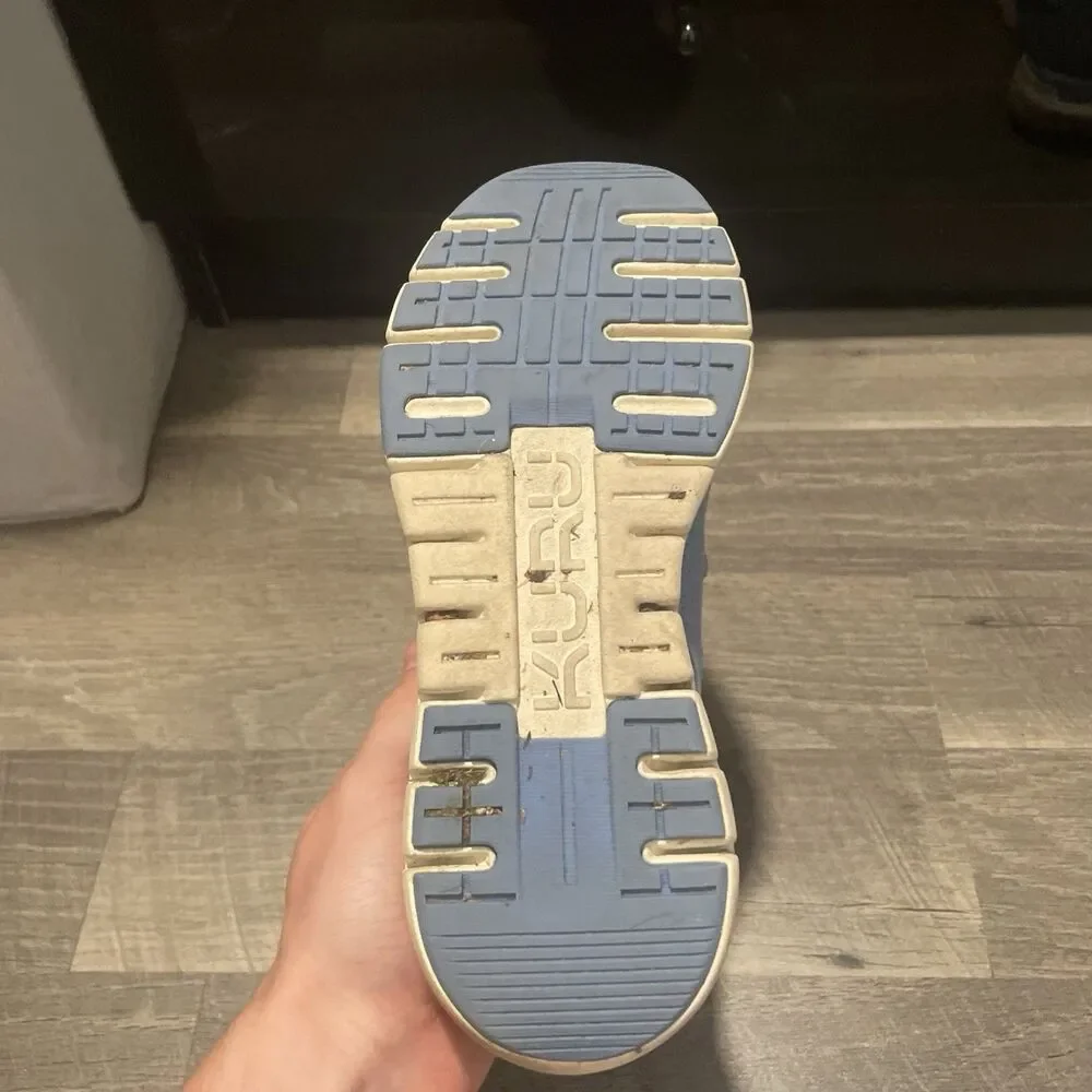 KURU FLEX Slip-On Women's Shoes Size 8 Medium Blue Fog Sand Orthopedic Sneaker